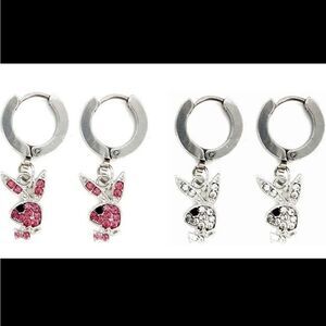 2 sets of Playboy hypoallergenic earrings